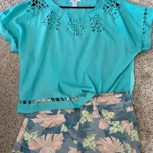 $55 Bar III top + French Connection shorts ASO Teen Wolf!